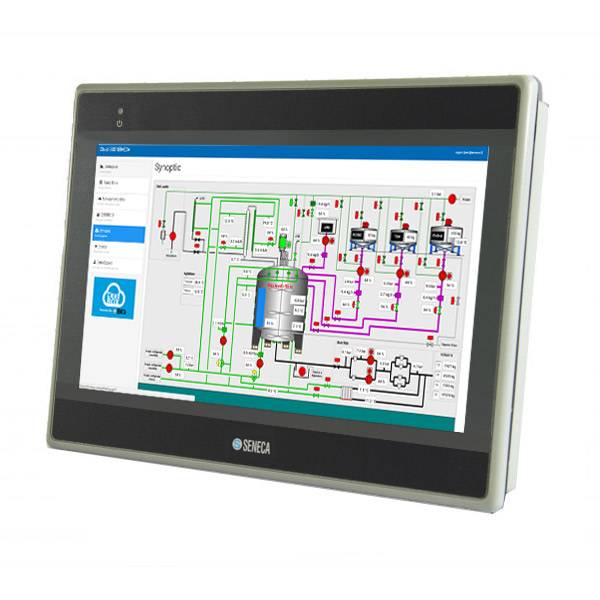 SENECA VISUAL8E, HMI 10.1“ TFT Display, 2xETH, 4GB Flash, UL-0