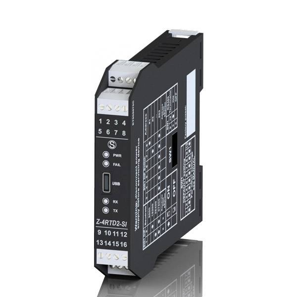 SENECA Z-4RTD2-SI, 4-CH RTD-Eingangsmodul / RS485 ModBUS RTU, 3-Wege-Isolierung, @24bit
