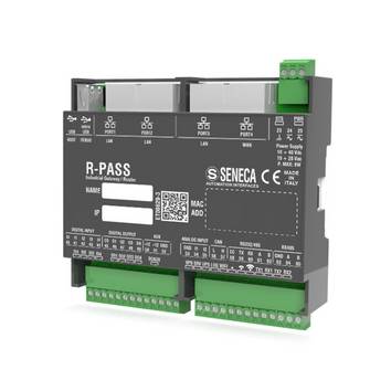 SENECA R-PASS-W-4-E, IIoT Edge Controller Straton, Wi-Fi, 4 ETH, Energieprotokolle