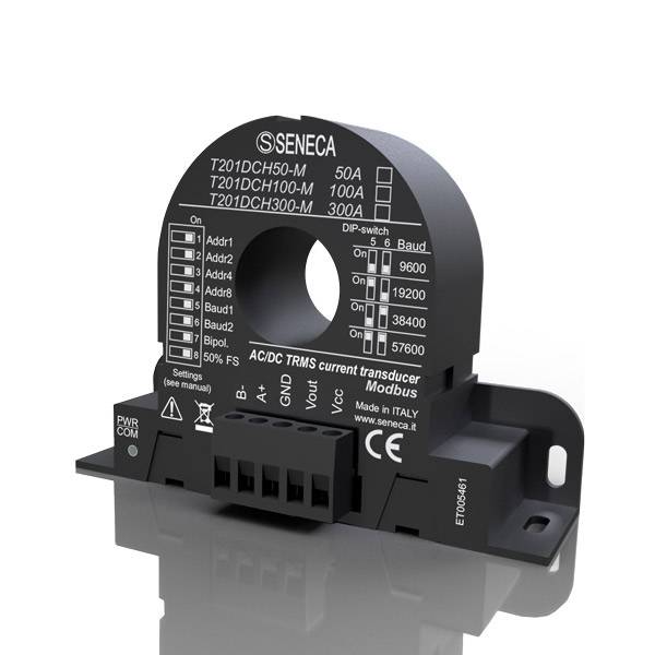 SENECA T201DCH50-M, AC/DC-Stromwandler TRMS ohne Kontakt mit ModBUS-Schnittstelle-0