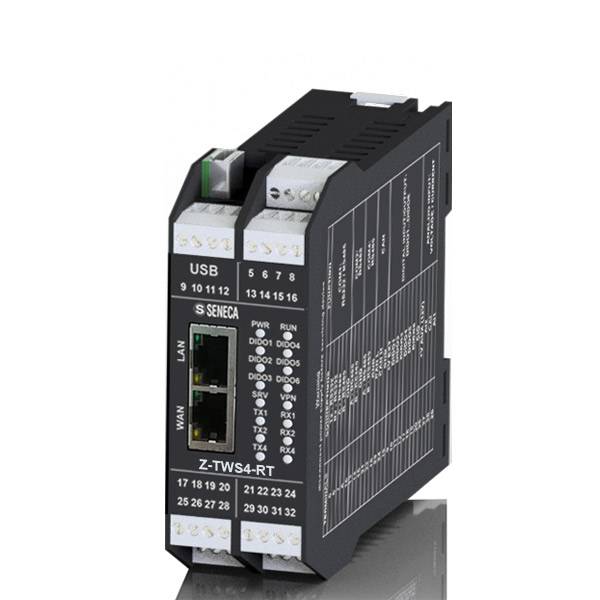 SENECA Z-TWS4-RT-E, Edge IIoT Controller, IEC 61131, I/O, Energieprotokolle-0