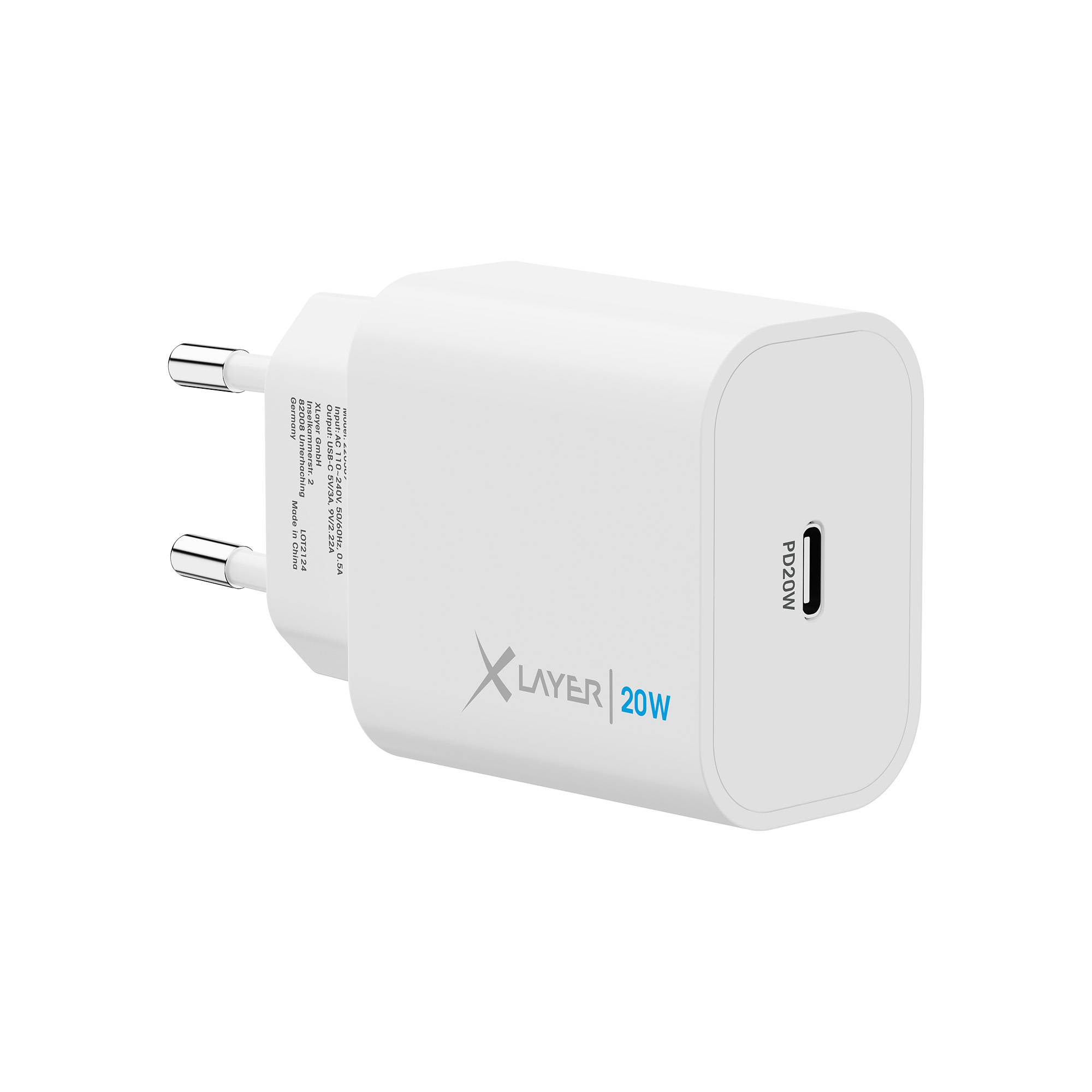 Ladegerät XLayer Universal Ladegerät 20W USB Typ C weiß-2