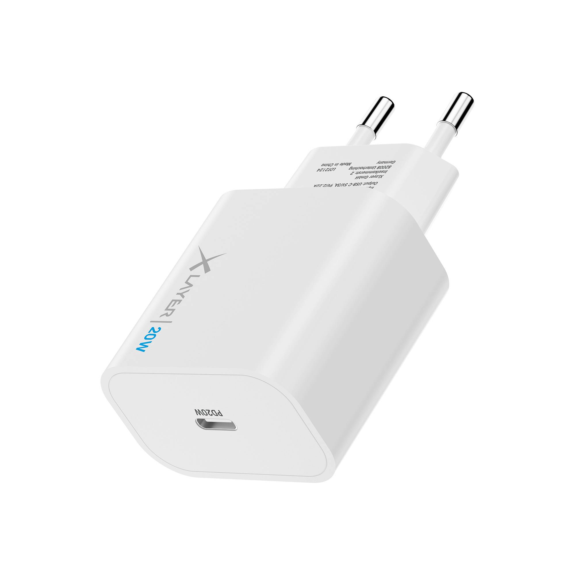 Ladegerät XLayer Universal Ladegerät 20W USB Typ C weiß-3