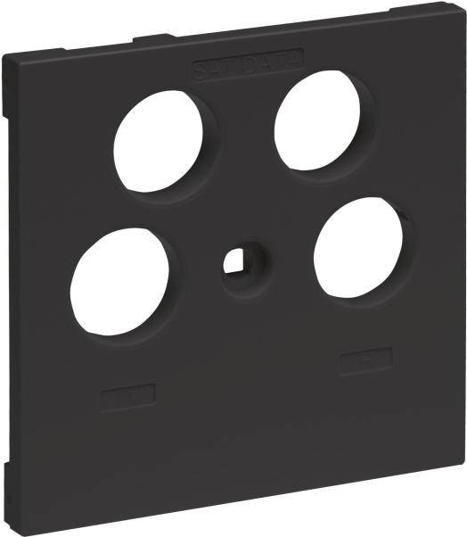 Legrand SEANO Abdeckung 765457 TV-R-SAT-SAT f.Fremdfabrikate Anthrazit 5 (765457)