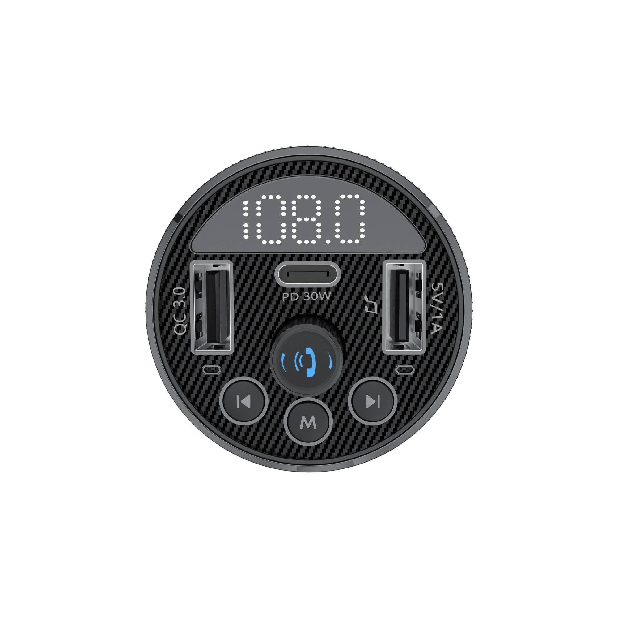 XLayer Kfz-Ladegerät 30W mit FM-Transmitter schwarz-3