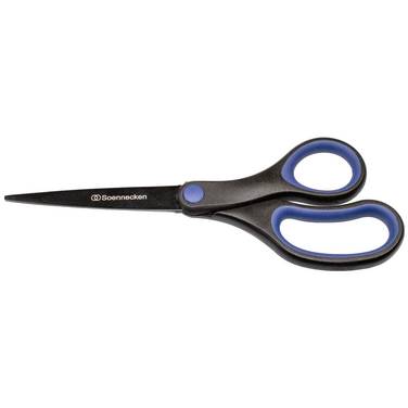 Schere 20,4cm Softgrip sw/bl