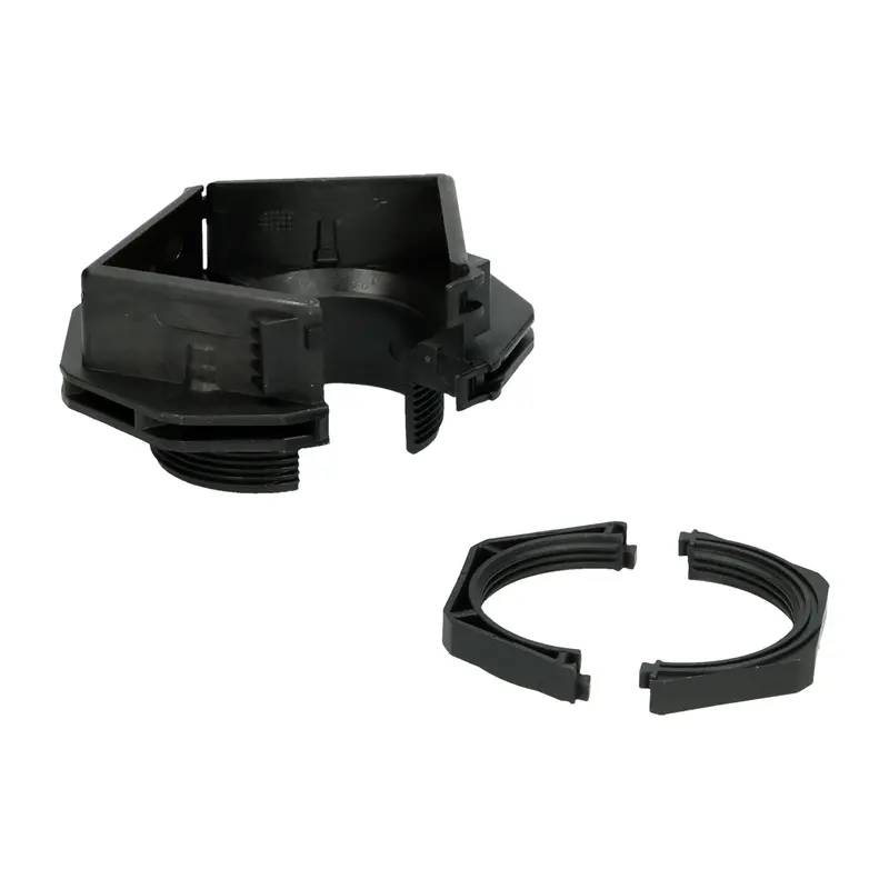 RS PRO 40mm Kabelverschraubungen, Nylon 66 Schwarz-0