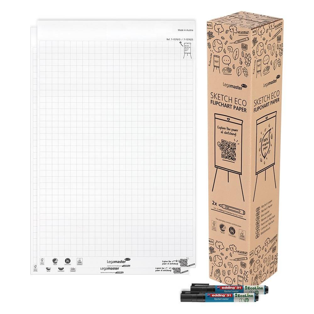 Papierblock SKETCH ECO 7-157625kar 2x50 Blatt-2