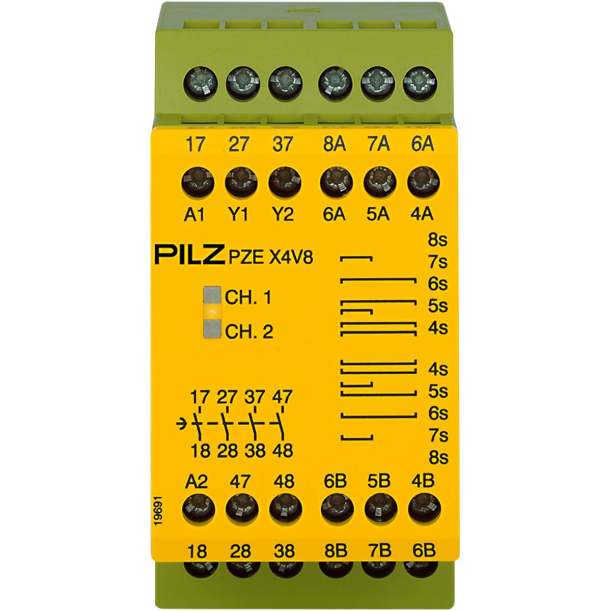 Pilz Kontakterweiterung PZE X4V8 24VDC 4n/o ( 774584 )-0