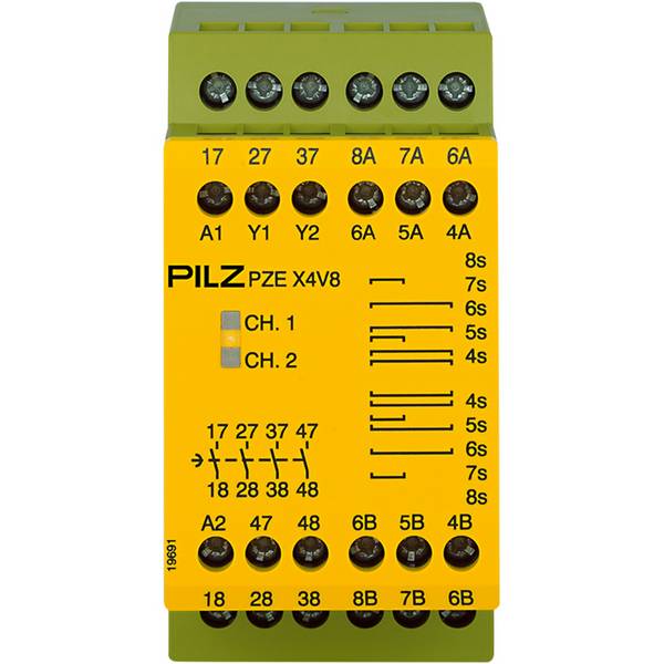 Pilz Kontakterweiterung PZE X4V8 24VDC 4n/o ( 774584 )