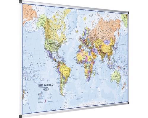 Magnettafel Weltkarte 120x90cm-1
