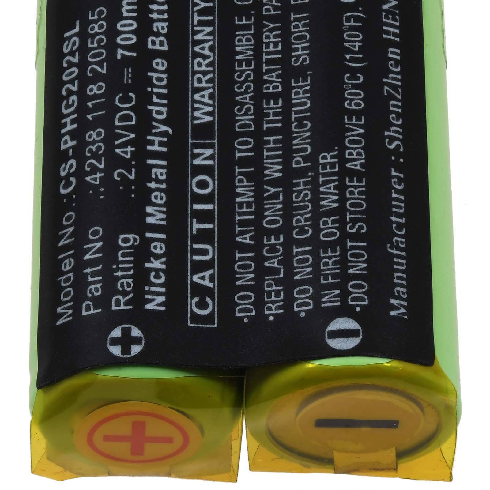 Akku für Philips Norelco BG2028 Rasierer, 2,4V, NiMH-2