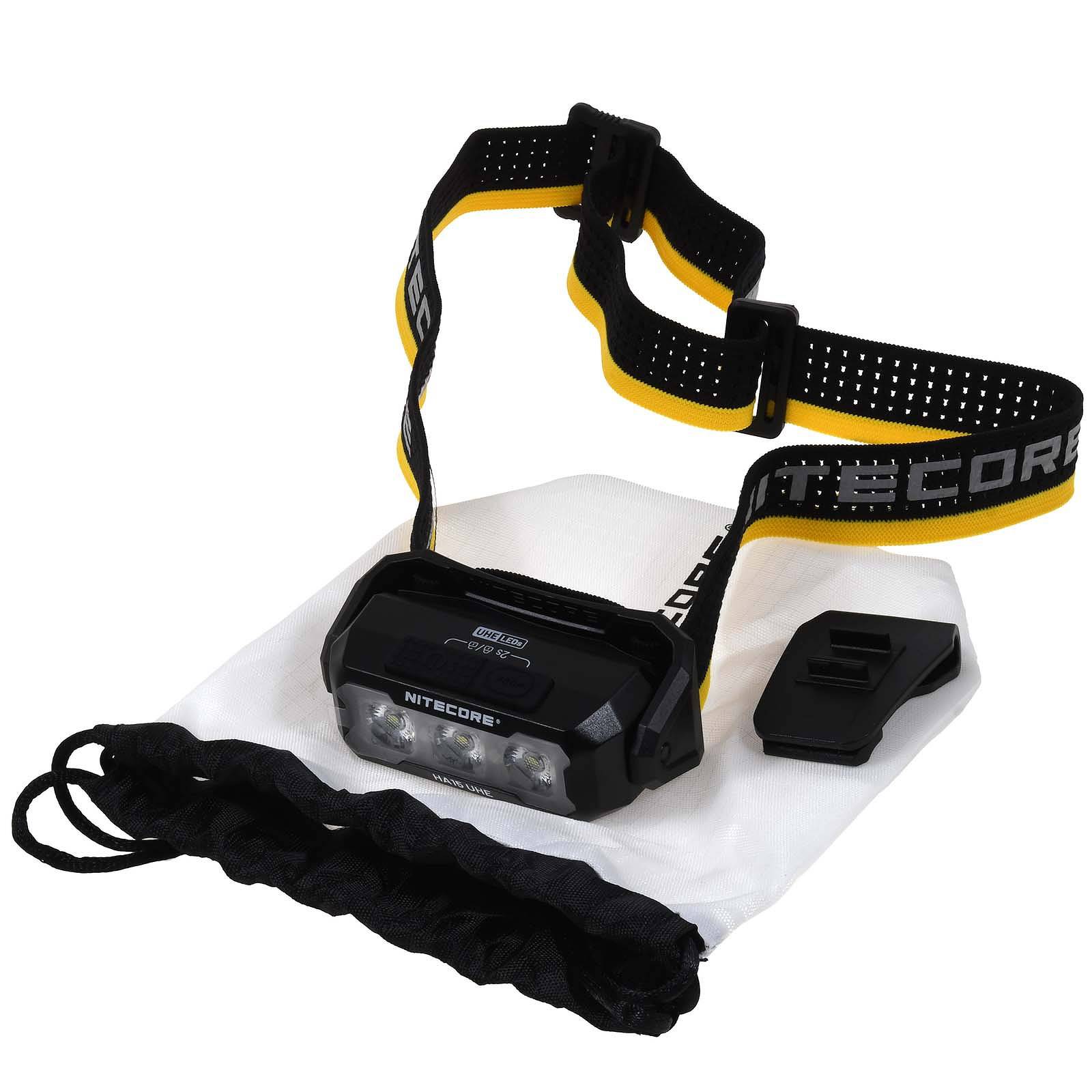 Nitecore HA15 UHE LED Kopflampe, Stirnlampe, Headlamp, max. 400 Lumen, Li-Ion-1