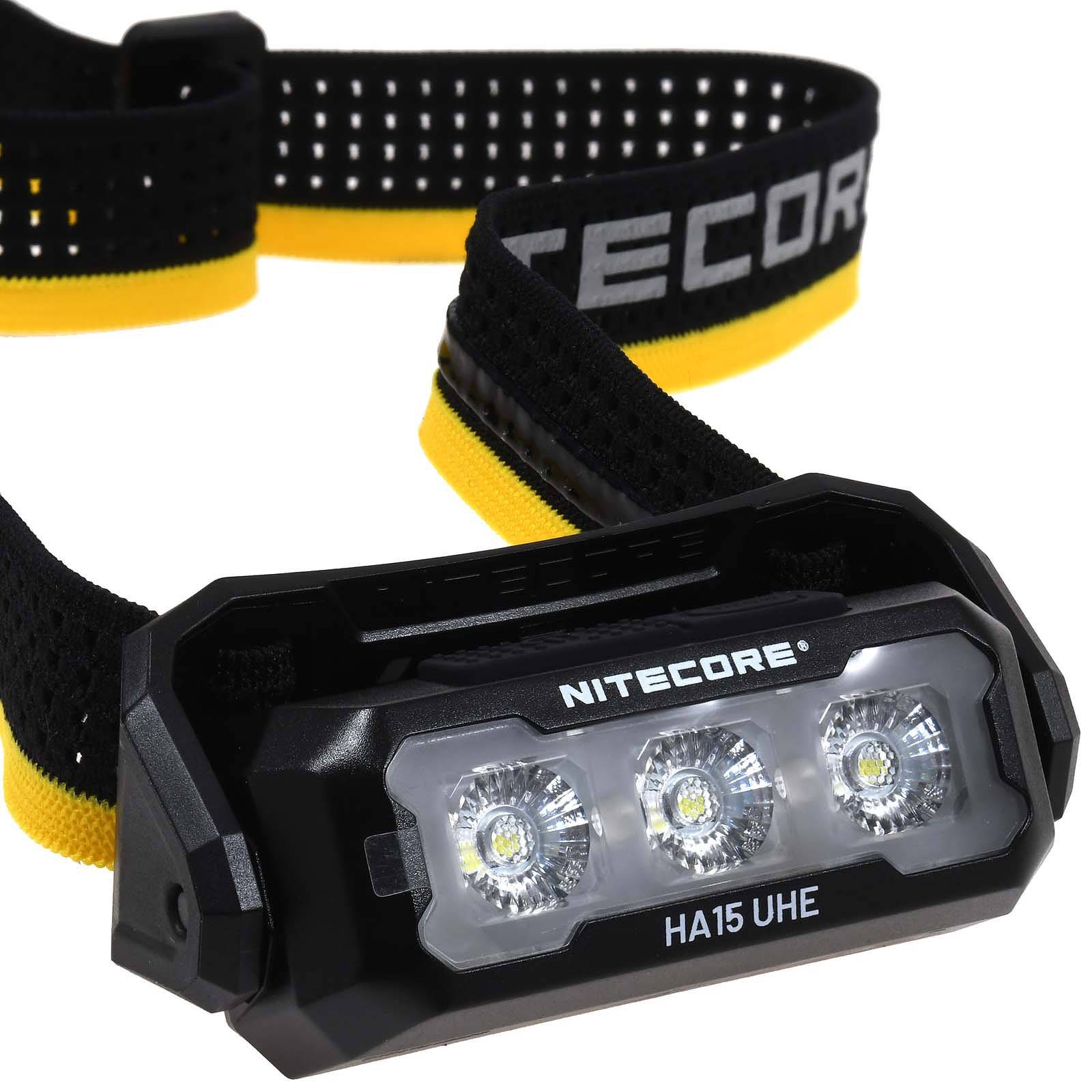 Nitecore HA15 UHE LED Kopflampe, Stirnlampe, Headlamp, max. 400 Lumen, Li-Ion-2