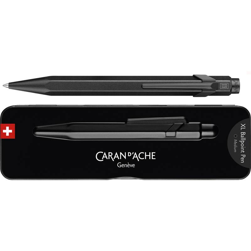 CARAN D'ACHE Druckkugelschreiber 849 XL BLACK CODE, schwarz-0