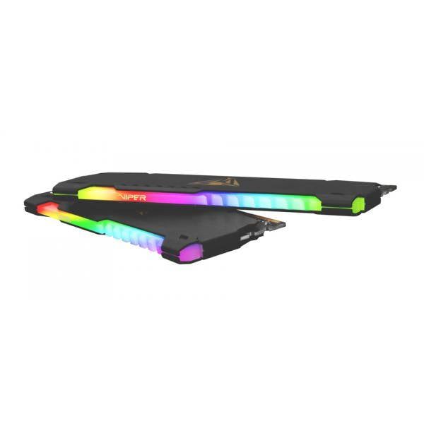 Patriot Extreme Performance Viper Steel RGB - DDR4 - Kit - 16 GB: 2 x 8 GB - DIMM 288-PIN - 3200 MHz / PC4-25600-1