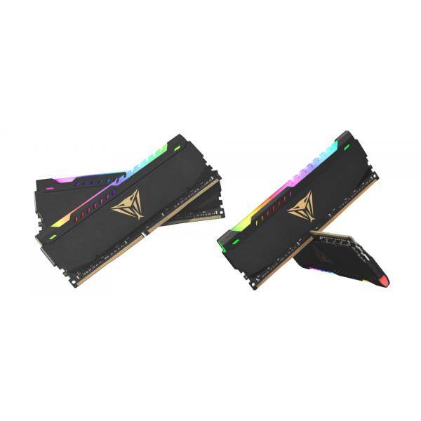 Patriot Extreme Performance Viper Steel RGB - DDR4 - Kit - 16 GB: 2 x 8 GB - DIMM 288-PIN - 3200 MHz / PC4-25600-2