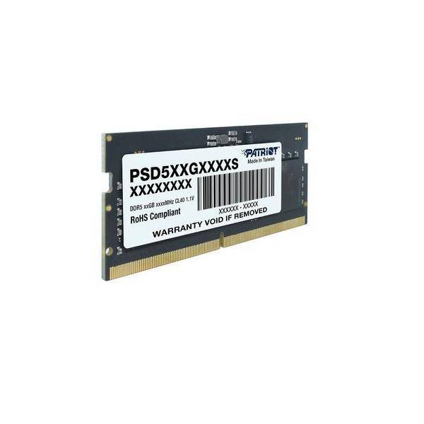 Patriot Memory Signature PSD516G560081S, 16 GB, 1 x 16 GB, DDR5, 5600 MHz, 262-pin SO-DIMM-1