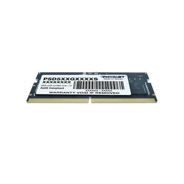 Patriot Memory Signature PSD516G560081S, 16 GB, 1 x 16 GB, DDR5, 5600 MHz, 262-pin SO-DIMM-2