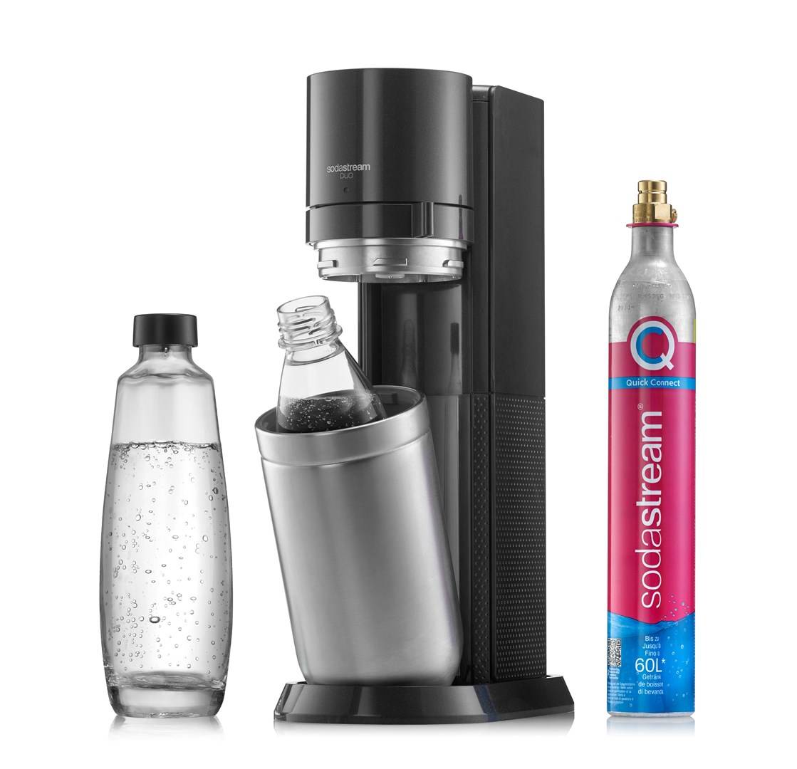 Wassersprudler-Duo-Set titan-silber.-2