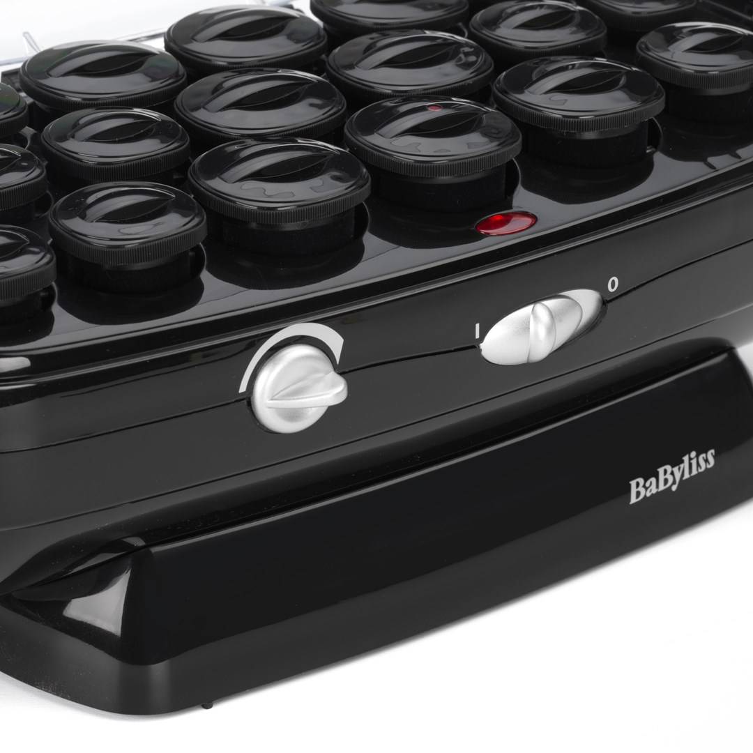 BaByliss Thermo Ceramic Rollers, Haar-Styling-Set, 90 °C, 140 °C, 360 s, Schwarz, Edelstahl, China-6