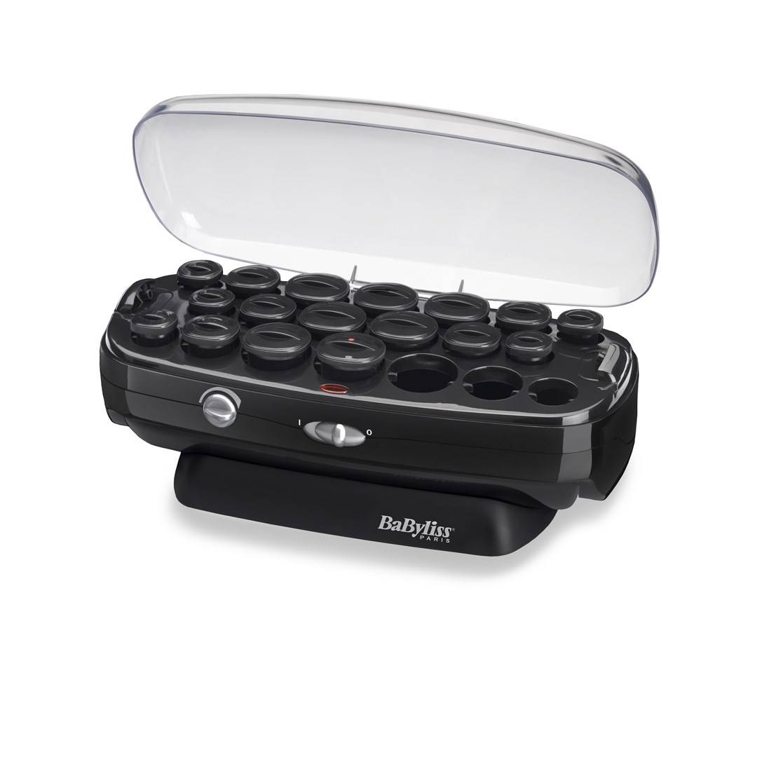 BaByliss Thermo Ceramic Rollers, Haar-Styling-Set, 90 °C, 140 °C, 360 s, Schwarz, Edelstahl, China-1