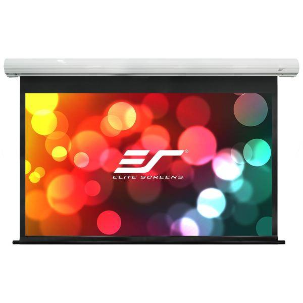 Elite Screens Saker Series SK100XHW-E12 - Leinwand - Deckenmontage möglich, geei-1