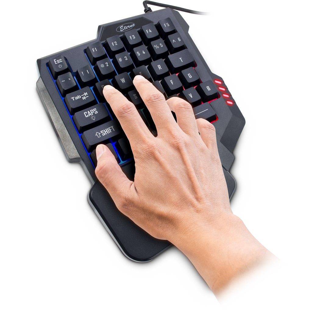 Inter-Tech Gaming-Keypad KB-3035-RGB Hintergrundbeleuchtung retail Eingabe / Ausgabe Mäuse &-1
