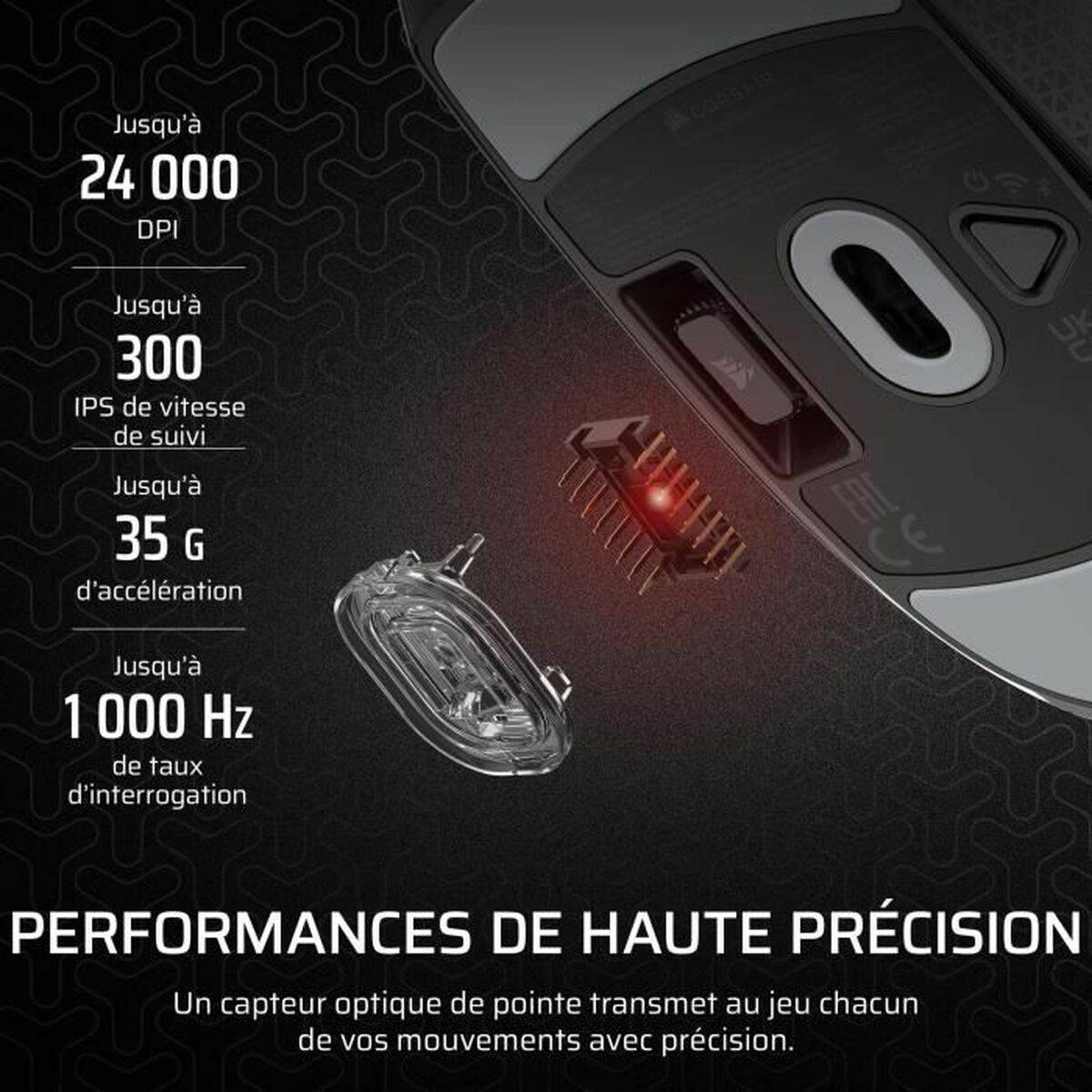 Drahtlose Bluetooth Maus Corsair M55 Schwarz-3