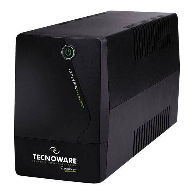 Tecnoware Era Plus 800 Unterbrechungsfreie Stromversorgung (USV) Line-Interaktiv 0,8 kVA 560 W 2 AC-Ausgänge