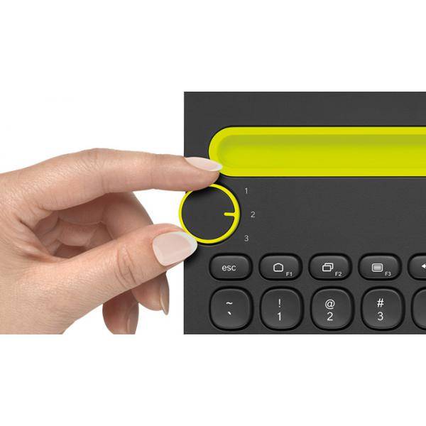 Logitech Multi-Device K480 Tastatur Bluetooth Deutsch weiß-2