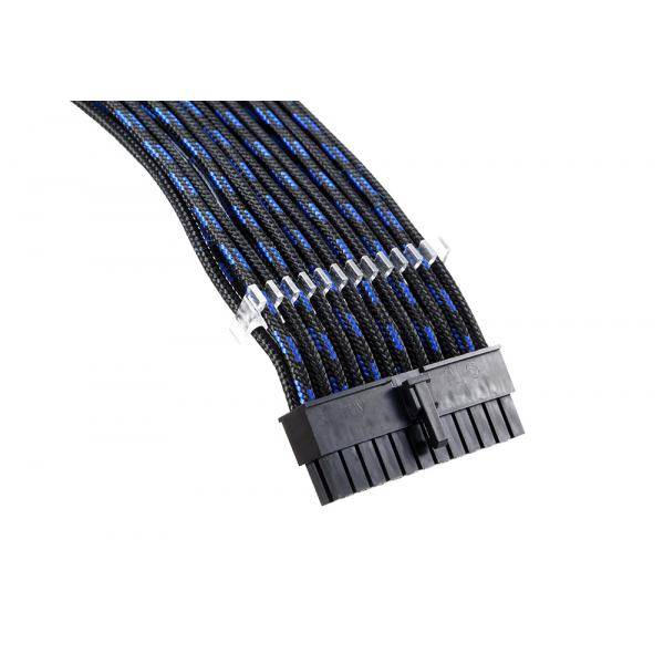 Extension cable set, 500mm, S-pattern - black/blue-1