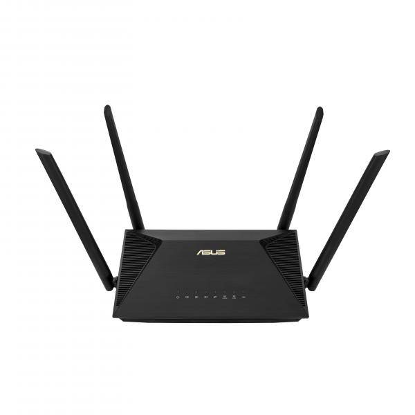 ASUS RT-AX1800U - Wi-Fi 6 (802.11ax) - Dual-Band (2,4 GHz/5 GHz) - Eingebauter Ethernet-Anschluss - Schwarz - Tabletop--1
