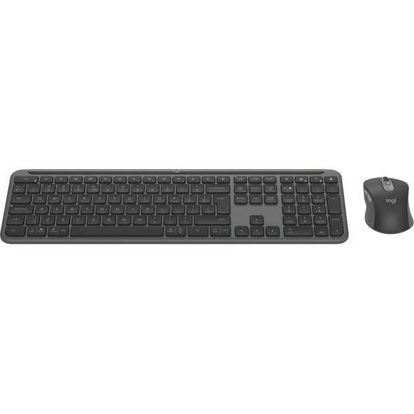 Logitech Signature Slim Combo MK950 - Tastatur-und-Maus-Set - kabellos - Graphite - TL: US, QWERTY-1