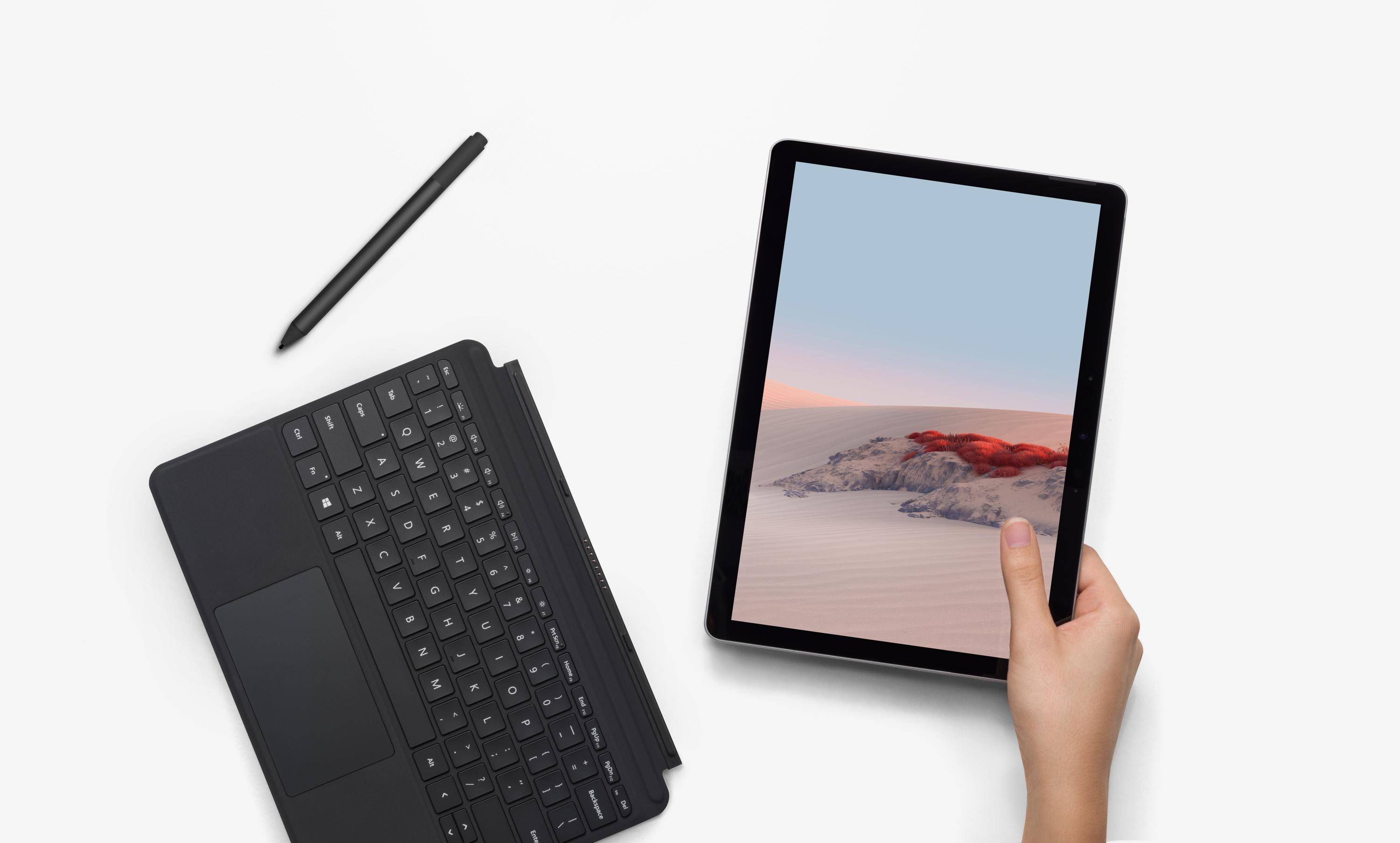 Microsoft Surface Go Type Cover - Tastatur - mit Trackpad, Beschleunigungsmesser - TL: Französisch, AZERTY-1