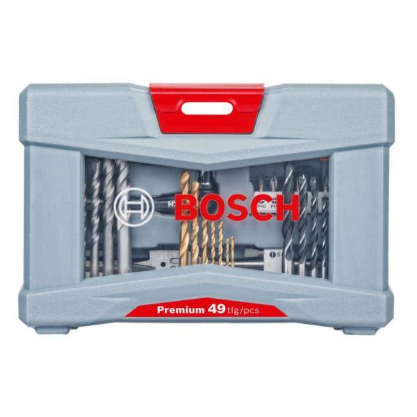49-tlg. Premium X-Line Bohrer- und Schrauber-Set