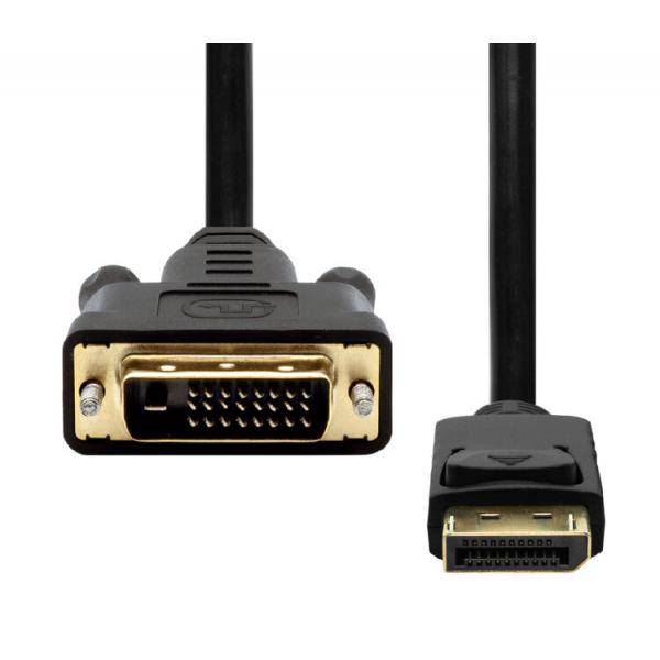 ProXtend Adapterkabel - DisplayPort (M) eingerastet zu DVI-D (M)-1
