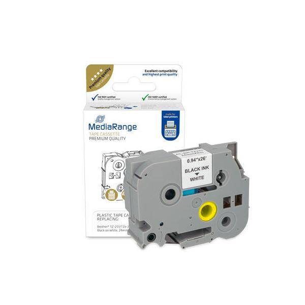 MEDIARANGE Kunststoff-Schriftbandkassette - für/ersetzt Brother® TZ-251/TZe-251-0