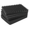 HMF ODR100 Koffereinlagen mit Rasterschaumstoff für Outdoor-Fotokoffer, 4er Set, 37,5 x 27 cm