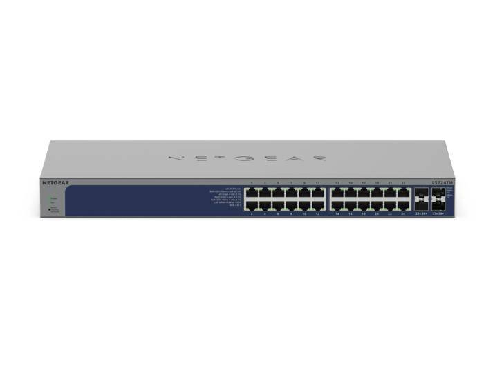 Netgear S3600 Series XS724TM - Switch - 2+/L3-2