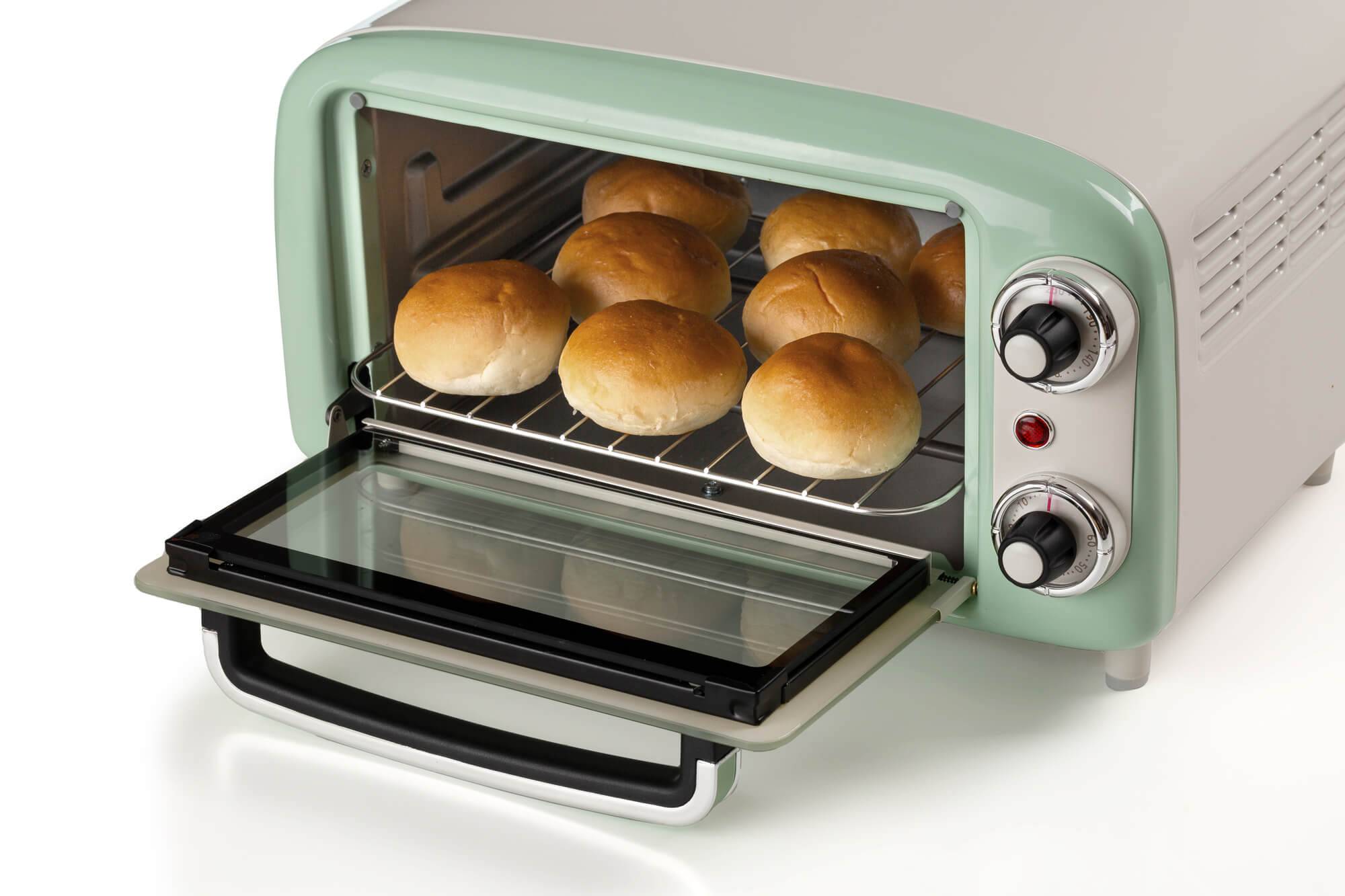 ARIETE - Mini-Backofen Vintage Green weiss/hellgruen 10 Liter-2