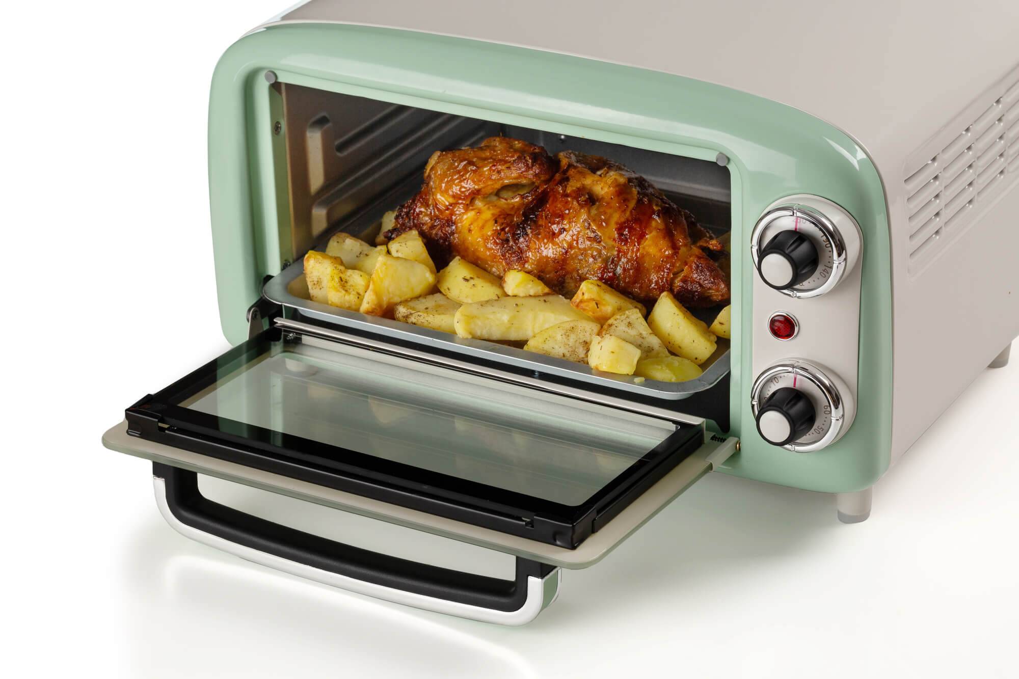 ARIETE - Mini-Backofen Vintage Green weiss/hellgruen 10 Liter-3