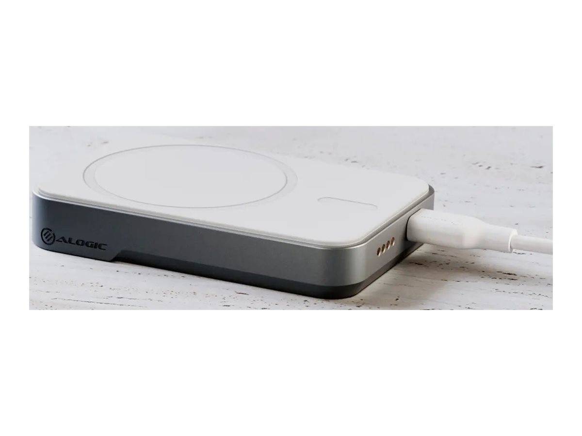 Alogic Matrix - Induktive Power Bank - 5000 mAh - 18 Watt - 12 A - Fast Charge (magnetisch, USB-C)-1