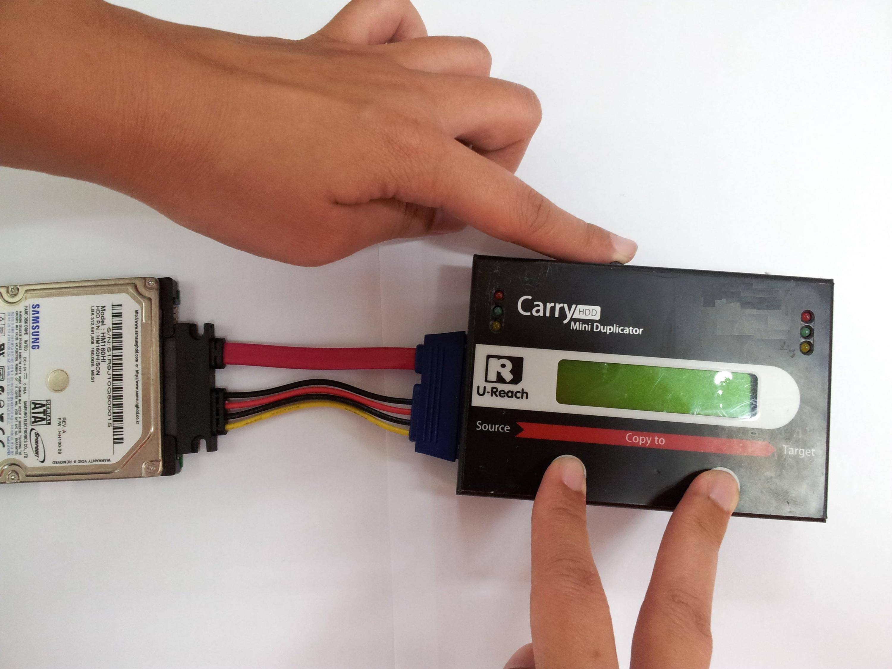 Portable Hard Disk Cloner IQ112-1