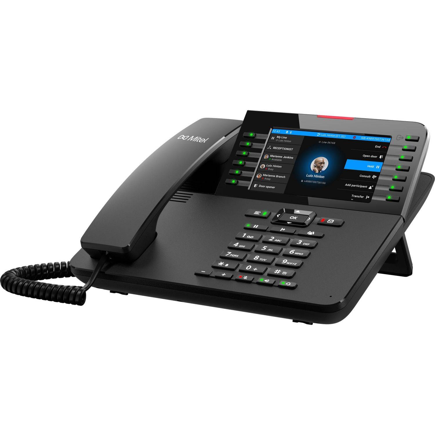 Unify OpenScape Desk Phone CP710 - VoIP-Telefon - SIP - HFA - Mehrfachleitungsbe-2