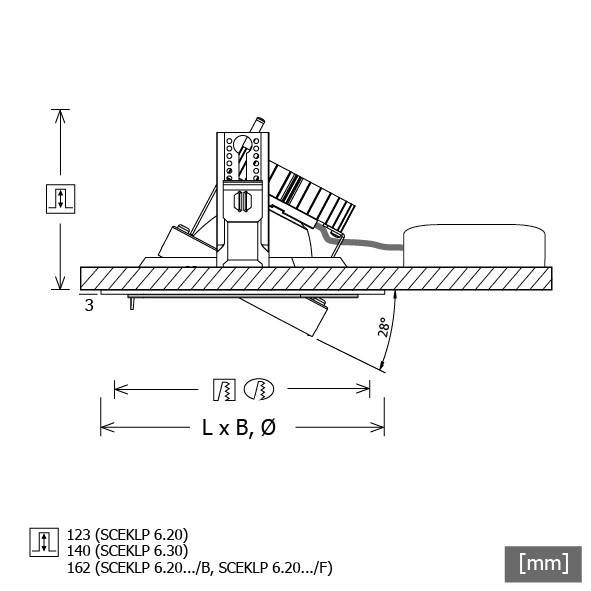 LTS Licht&Leuchten LED-Strahlereinsatz SCEKLP-1
