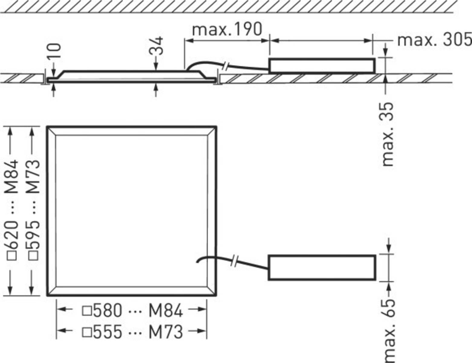 Trilux LED-Panel M625 2330 G3 M84 #7798340-1