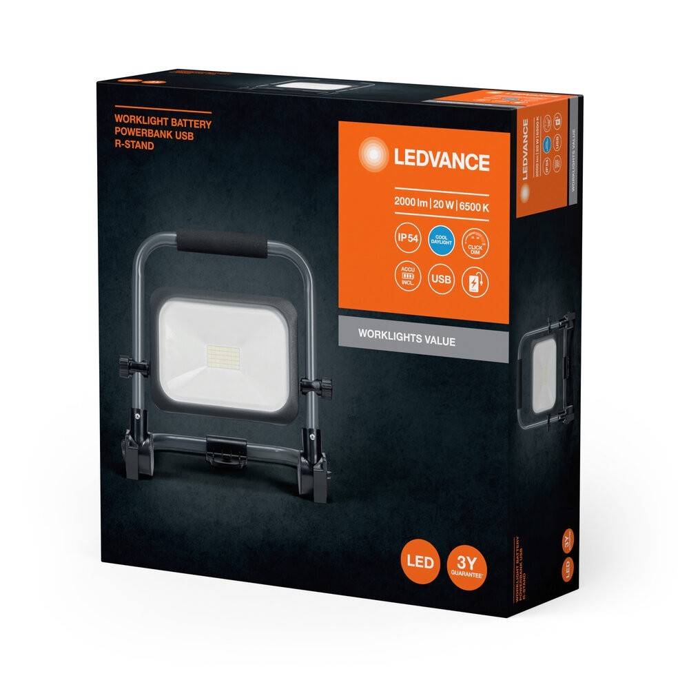 Ledvance Akku-LED-Arbeitsleuchte LED W-2