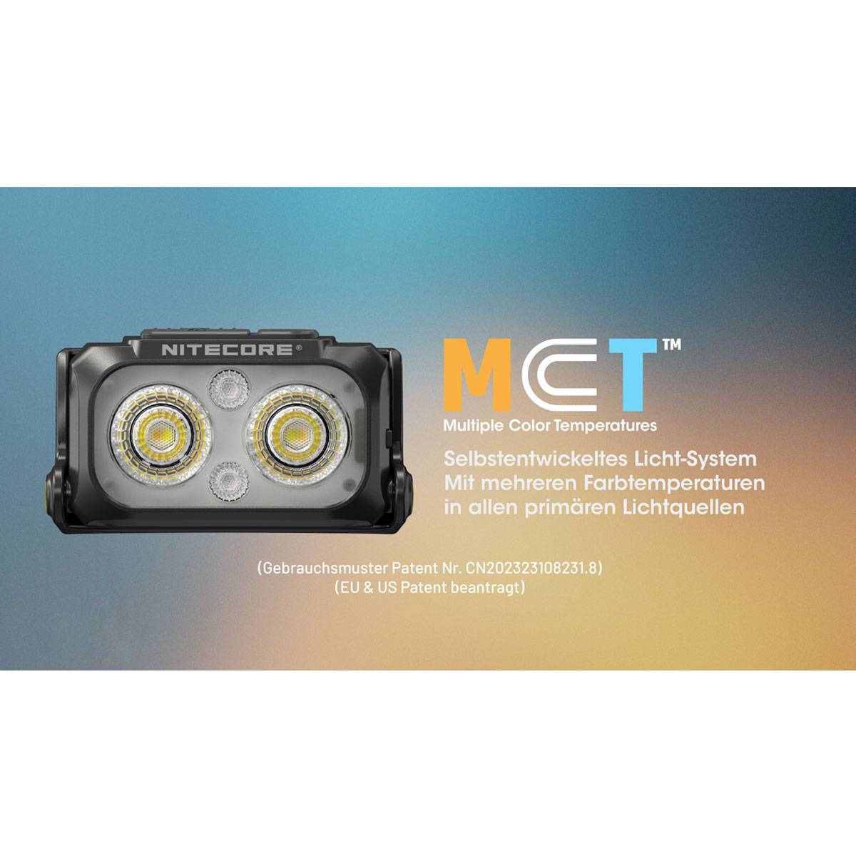 Nitecore Stirnleuchte NU25 MCT UL Ultralight - 400 Lumen-2
