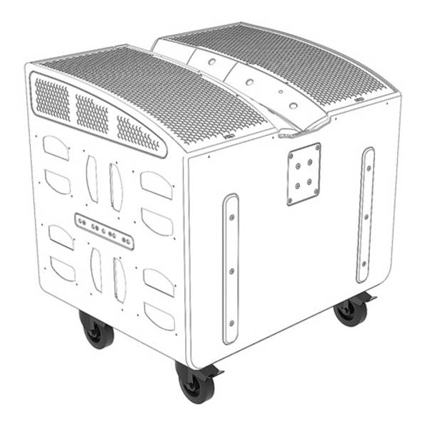 NEXO VNT-CAS01 - Rollen-Set für M210 Hauptmodul (4 Stück)